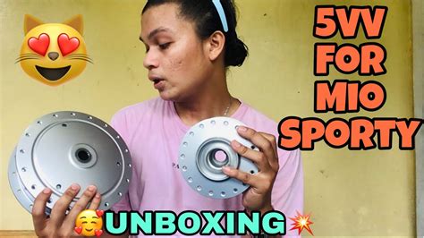Unboxing 5VV hubs for Mio Sporty .